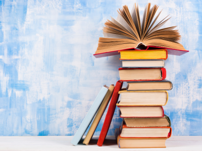 stack of books photo